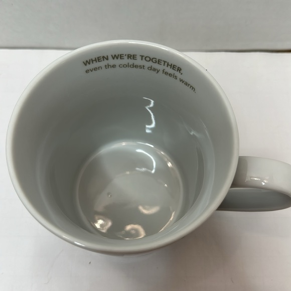 Starbucks Snowman Mug When We’re Together 2011 Winter Ceramic 16 ounce Mug - Picture 3 of 5